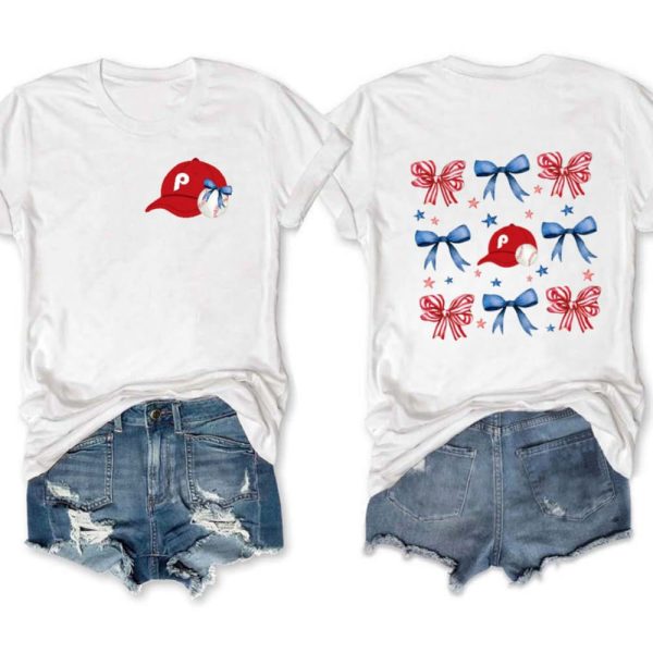 Phillies Coquette Watercolor Tee