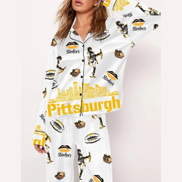 Pittsburgh Football Era Tour Art Print Pajama Set