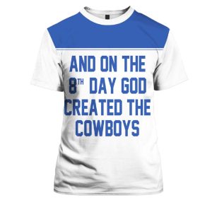 Post Malone And On The 8th Day God Created The Cowboys Shirt 2