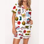 Puerto Rico Travel Satin Pajama Set