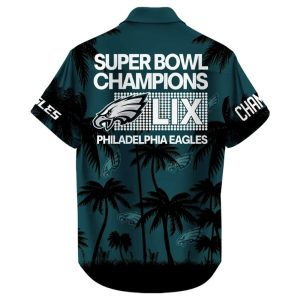 Eagles Super Bowl 2025 Champions Hawaii Shirt2