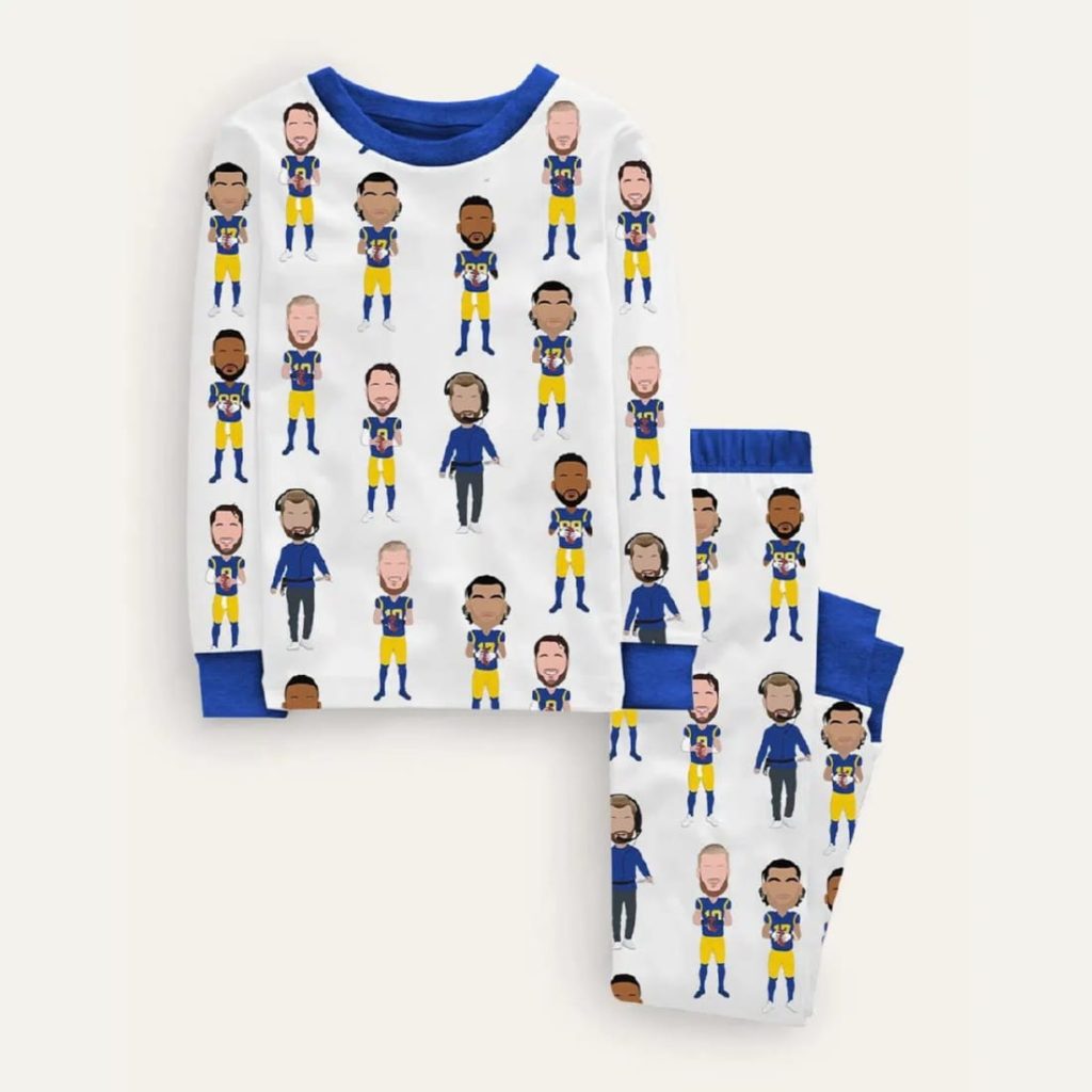 Rams American Football Pajama Set