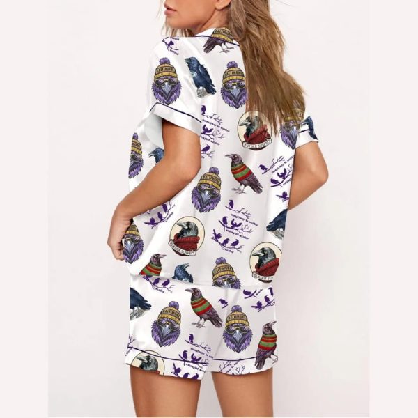 Ravens Football Caws Art Print Pajama Set