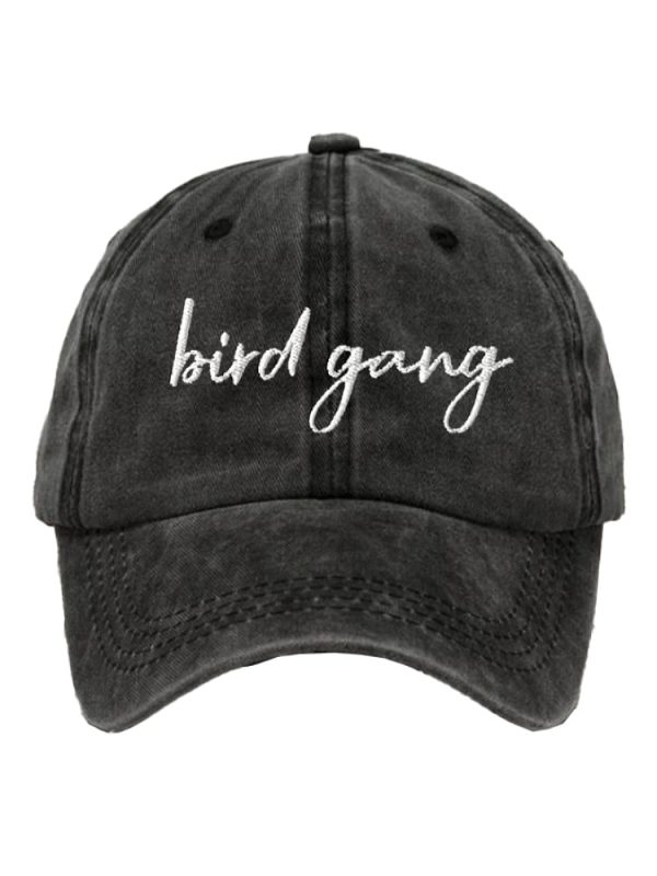 Retro Bird Gang Print Baseball Cap