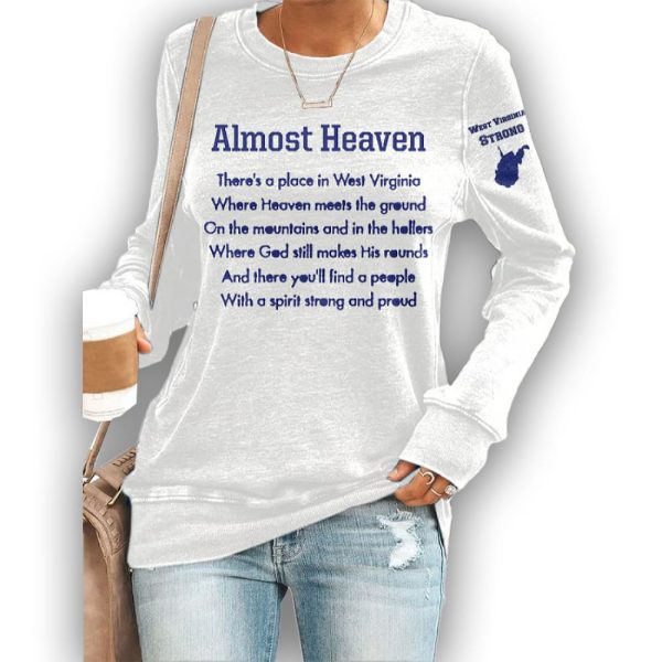 Retro West Virginia Strong Almost Heaven Sweatshirt