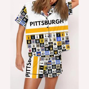 Steelers Art Print Pajama Set