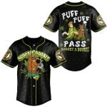 Scoobie Doobie Weed Puff Puff Pass Scooby A Doobie Baseball Jersey