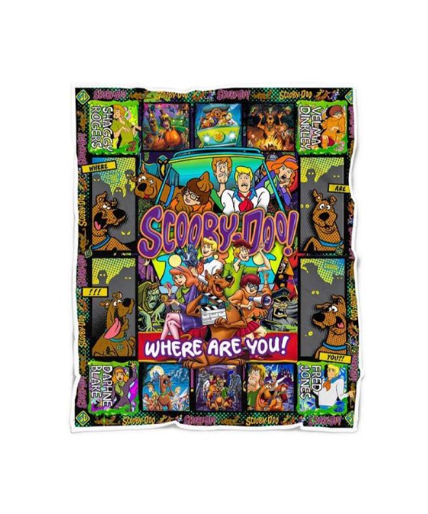 Scooby-Doo Where Are You Fleece Blanket