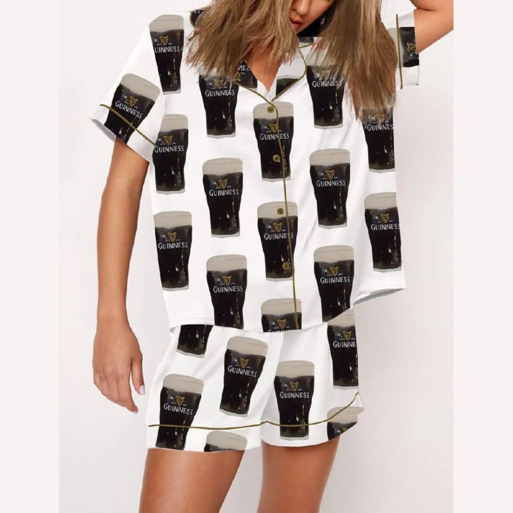 Split The G Guinness Drinking Lover Pajama Set