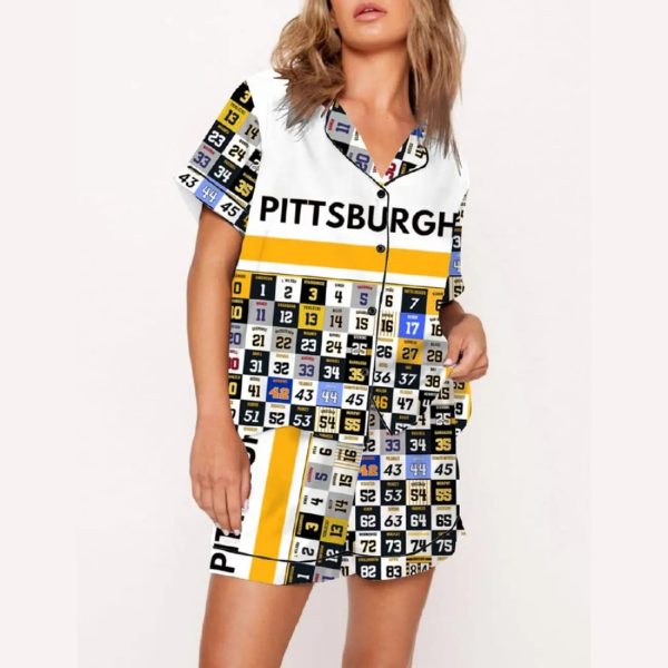 Steelers Art Print Pajama Set