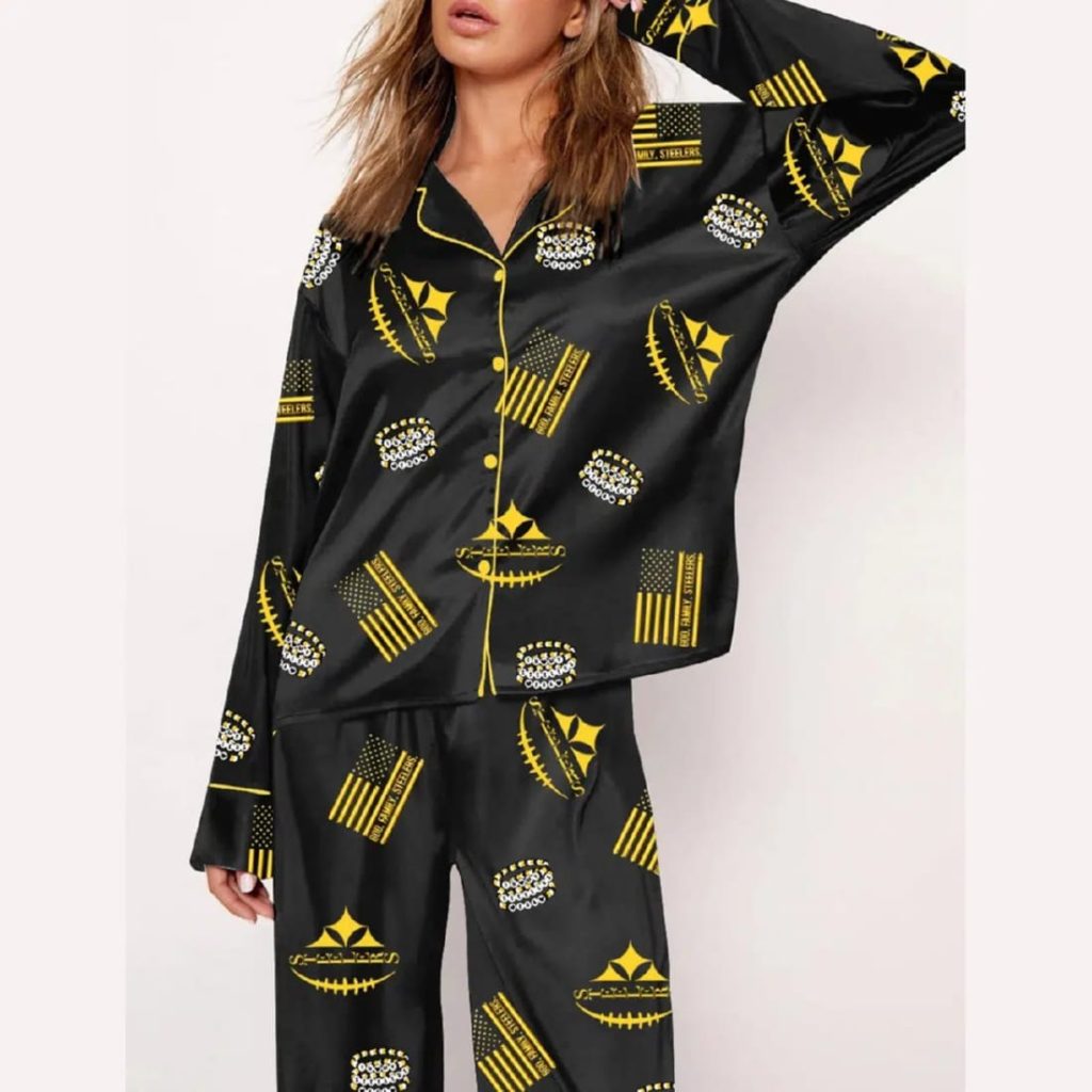 Steelers Football Era Tour Art Print Pajama Set