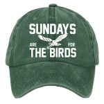 Sundays Are For The Birds Washing Cotton Football Hat