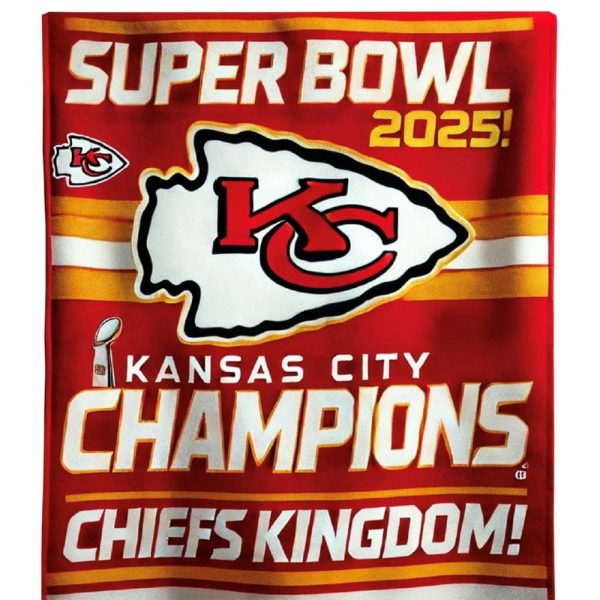 Super Bowl 2025 Champions Chiefs Kingdom Towel