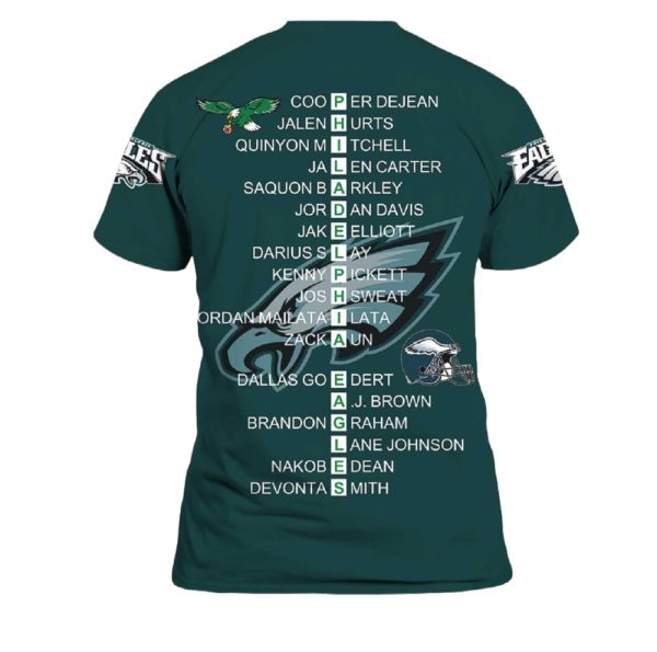 Super Bowl LIX 2025 Champions Eagles Shirt