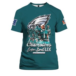 Super Bowl LIX Champions 2025 Eagles 2X Shirt 2