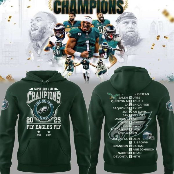 Super Bowl LIX Champions 2025 Fly Eagles Fly Shirt