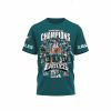 Super Bowl LIX Champions Eagles 3D Shirt