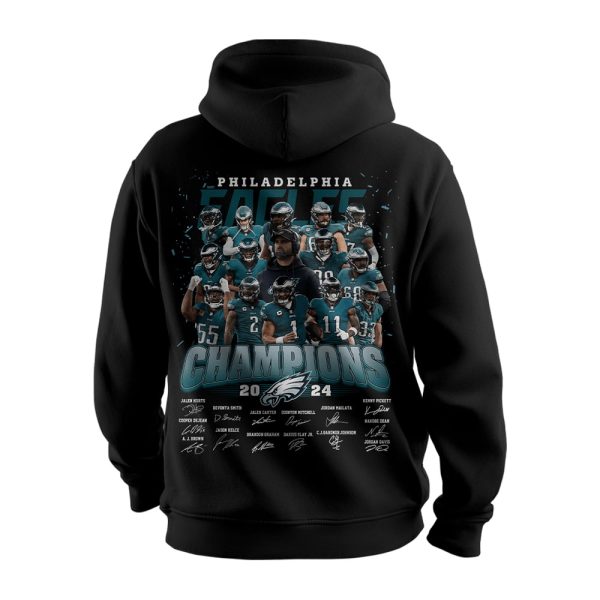 Super Bowl LIX Champions Philadelphia Football Unisex Hoodie