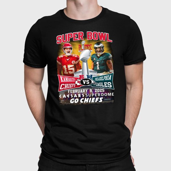 Super Bowl LIX Chiefs Vs Eagles Shirt