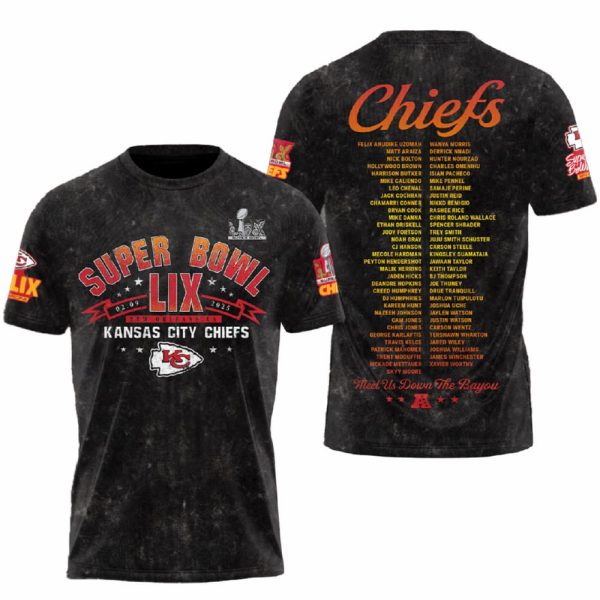 Super Bowl LIX New Orleans KC Chiefs Shirt