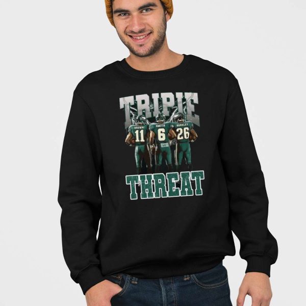 Super Bowl Triple Threat Eagles Shirt