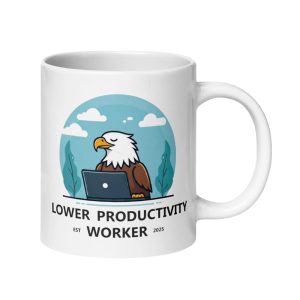 Lower Productivity Worker Est 2025 Mug