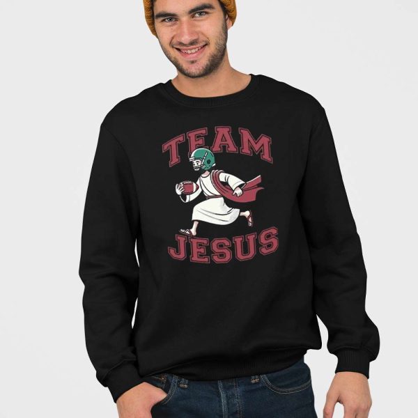 Team Jesus Football Lover Christian Faith Bible Shirt