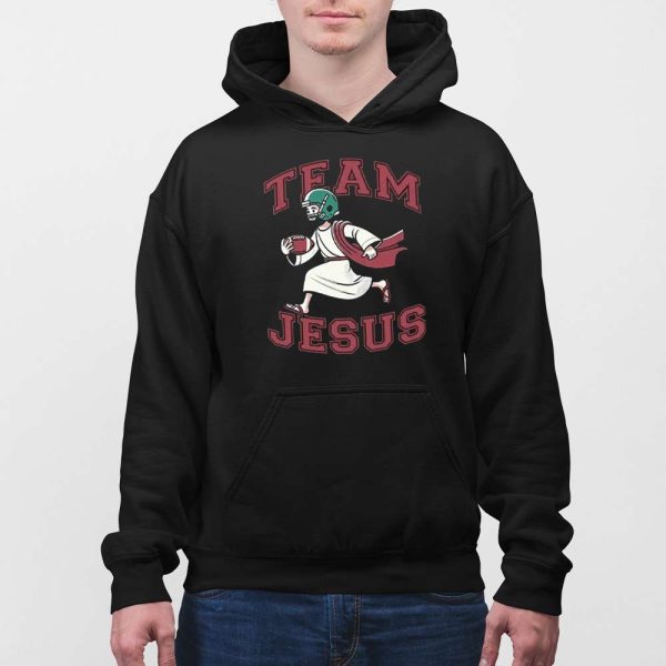 Team Jesus Football Lover Christian Faith Bible Shirt