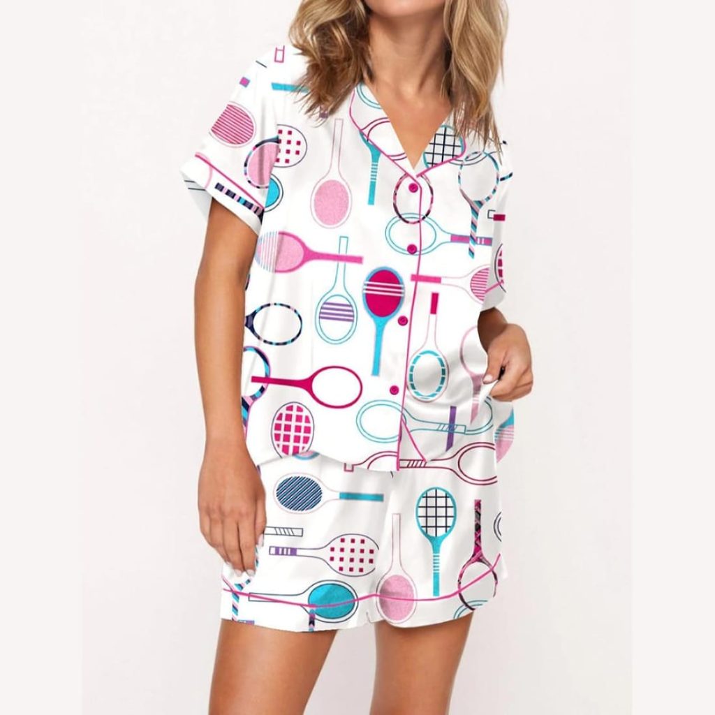 Tennis Life Satin Pajama Set