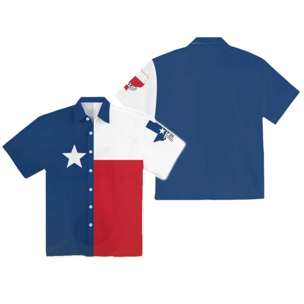 Texas Flag Hawaiian Shirt