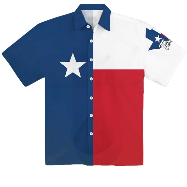 Texas Flag Hawaiian Shirt