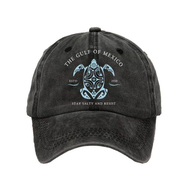 The Gulf Of Mexico ESTD 1550 Stay Salty And Resist Cap