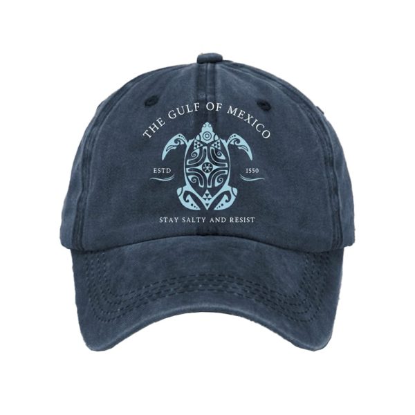 The Gulf Of Mexico ESTD 1550 Stay Salty And Resist Cap