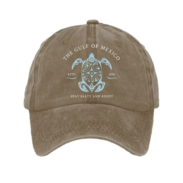 The Gulf Of Mexico ESTD 1550 Stay Salty And Resist Cap