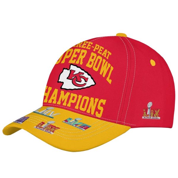 Three-Peat Super Bowl Chiefs Champion 2025 Hat