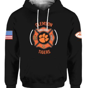 Tigers 2024 Firefighter Appreciation Night Hoodie 2