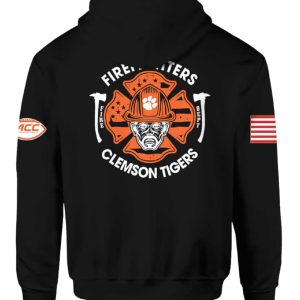 Tigers 2024 Firefighter Appreciation Night Hoodie 3