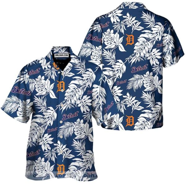 Tigers Logo Aloha Hawaiian Shirt