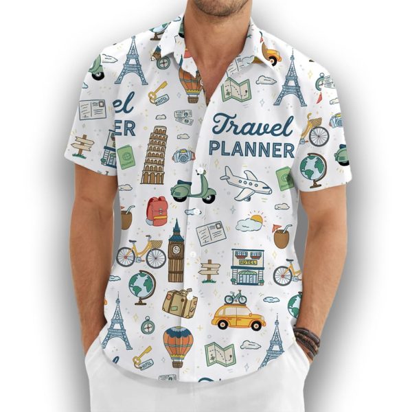 Travel Planner Shirt For Men