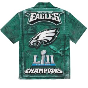 Eagles Super Bowl LVII Hawaiian Shirt 3