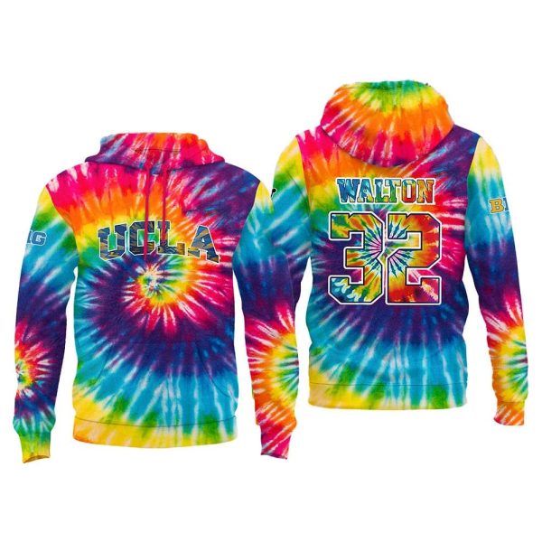 UCLA Honors The Late Bill Walton Tie Dye Shirt