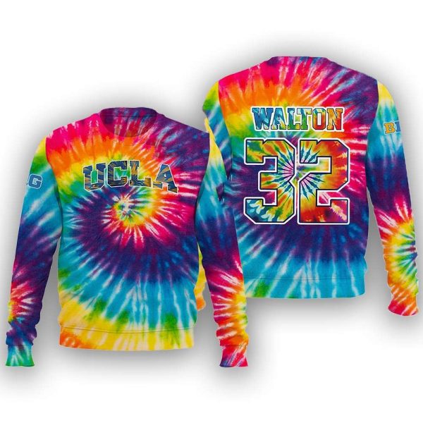 UCLA Honors The Late Bill Walton Tie Dye Shirt