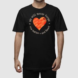 We Will Never Forget One Nation One Heart Bibas Family Shirt 2