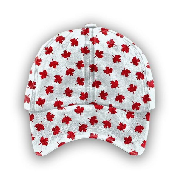 Unisex Canadian Maple Leaf Print Hat