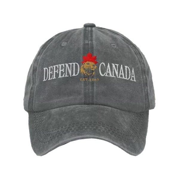 Unisex Defend Canada Beaver Printed Hat