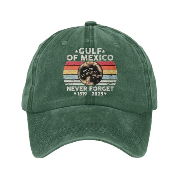 Unisex Forever Gulf of Mexico 1519-2025 Print Baseball Cap