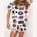 University Of Georgia Football Pajama Set