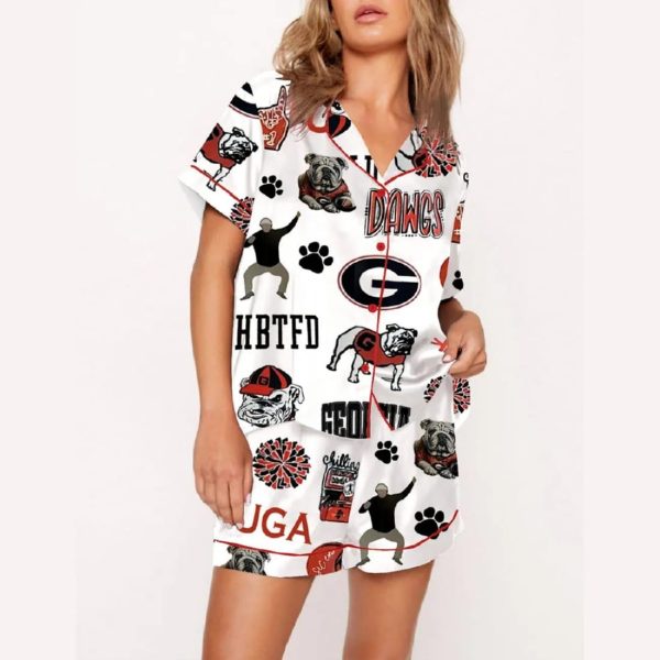 University Of Georgia Football Pajama Set