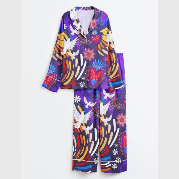 Viva La Vida Satin Pajama Set