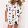 Vodka Whiskey tequila Champagne Wine Scotch Pajama Set